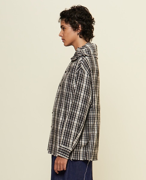 【CURRENTAGE/カレンテージ】Original flannel shirt 詳細画像 ブラック 3