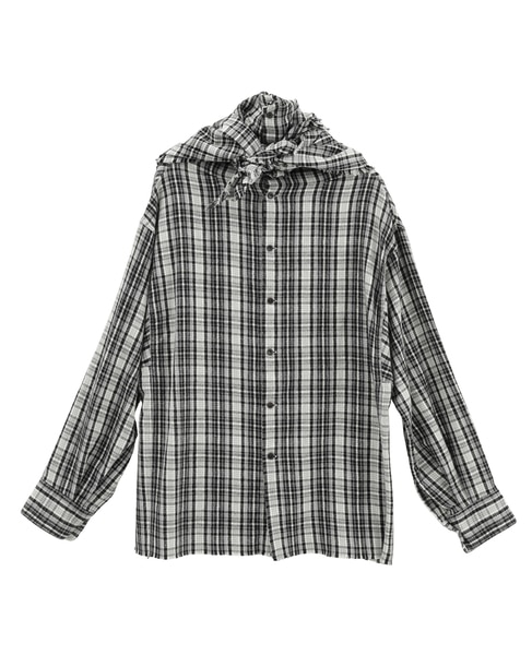 【CURRENTAGE/カレンテージ】Original flannel shirt 詳細画像 ブラック 8