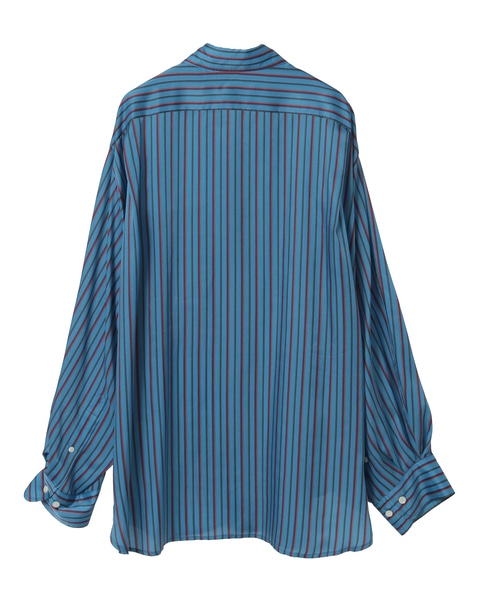 【CURRENTAGE/カレンテージ】Button-down capra shirt 詳細画像 ストライプ 2