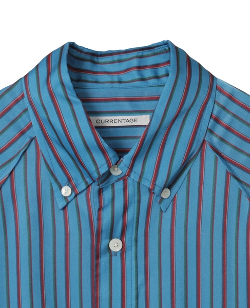 【CURRENTAGE/カレンテージ】Button-down capra shirt 詳細画像 ストライプ 3