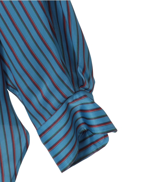 【CURRENTAGE/カレンテージ】Button-down capra shirt 詳細画像 ストライプ 4