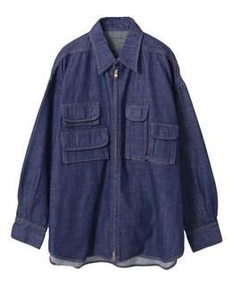 【CURRENTAGE/カレンテージ】Fishing denim shirt