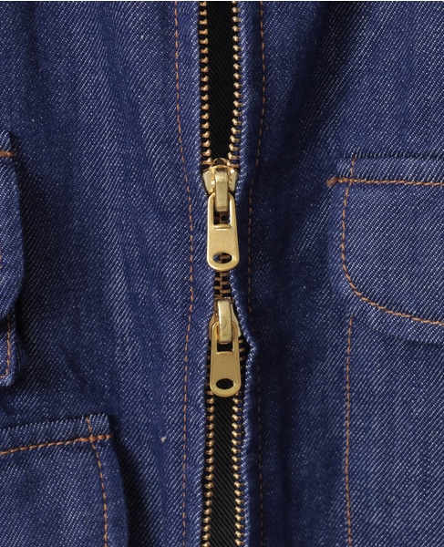 【CURRENTAGE/カレンテージ】Fishing denim shirt 詳細画像 インディゴブルー 8