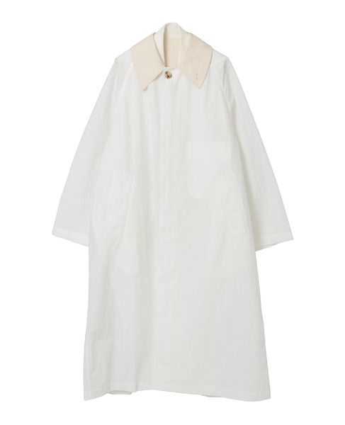 【CURRENTAGE/カレンテージ】Balmacaan coat 詳細画像 ホワイト 3