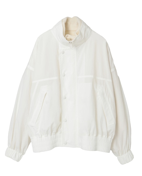 【CURRENTAGE/カレンテージ】Double layered jacket 詳細画像 ホワイト 1
