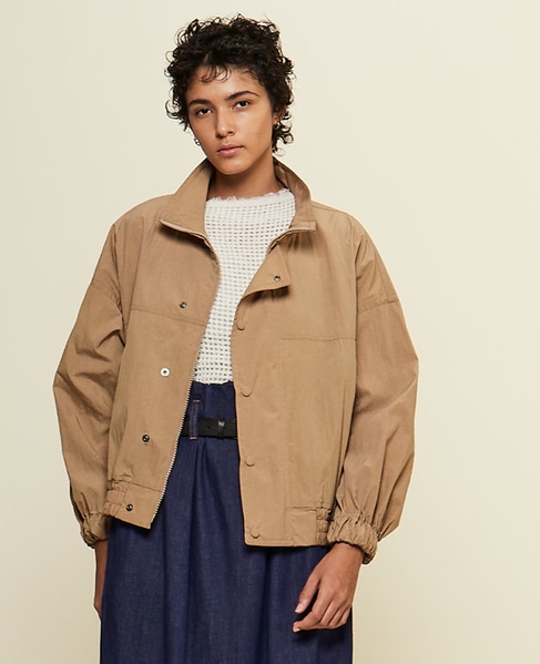 【CURRENTAGE/カレンテージ】Double layered jacket 詳細画像 ベージュ 5