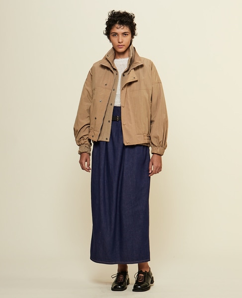 【CURRENTAGE/カレンテージ】Double layered jacket 詳細画像 ベージュ 6