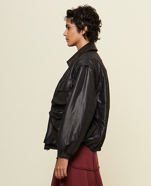 【CURRENTAGE/カレンテージ】Reversible jacket 詳細画像 ネイビー 2