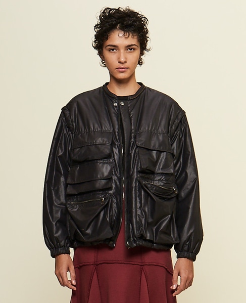 【CURRENTAGE/カレンテージ】Reversible jacket 詳細画像 ネイビー 5