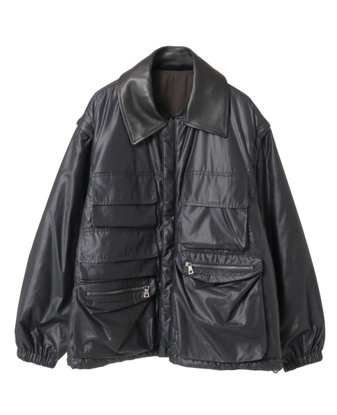 【CURRENTAGE/カレンテージ】Reversible jacket 詳細画像 ネイビー 7