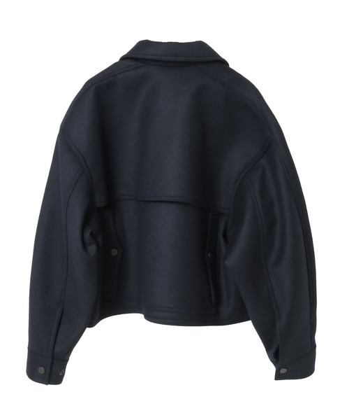 【CURRENTAGE/カレンテージ】Bonded short coat 詳細画像 ネイビー 2