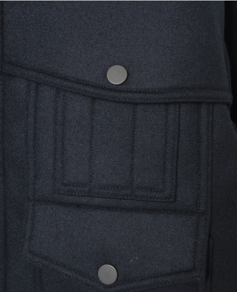 【CURRENTAGE/カレンテージ】Bonded short coat 詳細画像 ネイビー 8