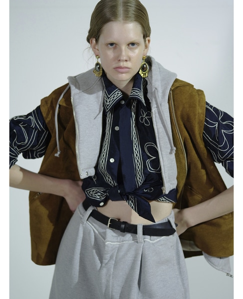 【CURRENTAGE/カレンテージ】Leather jacket 詳細画像 キャメル 2