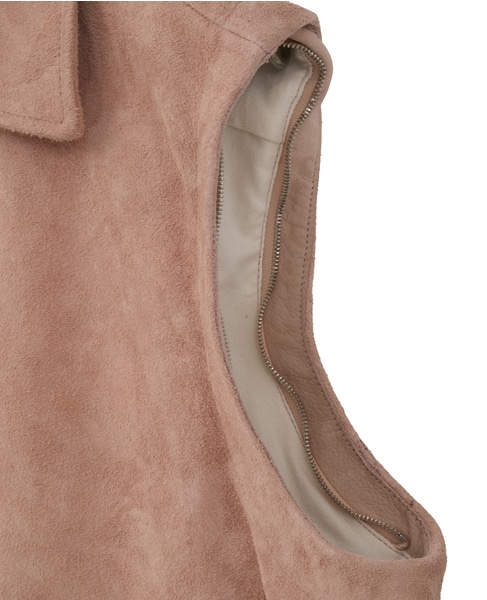 【CURRENTAGE/カレンテージ】Leather jacket 詳細画像 ピンク 15