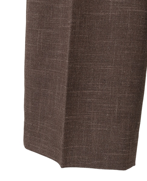 【CURRENTAGE/カレンテージ】Original fabric wide pant 詳細画像 ブラウン 4