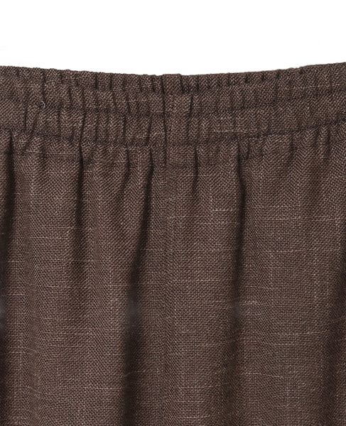 【CURRENTAGE/カレンテージ】Original fabric zip pant 詳細画像 ブラウン 10