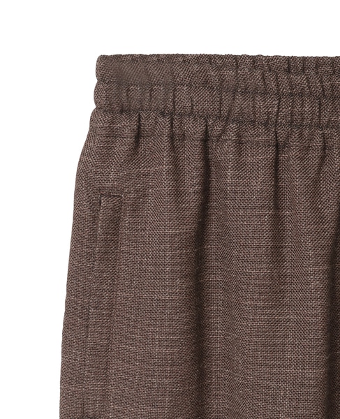 【CURRENTAGE/カレンテージ】Original fabric zip pant 詳細画像 ブラウン 12