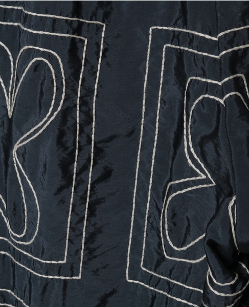 【CURRENTAGE/カレンテージ】Embroidery pants 詳細画像 ネイビー 6