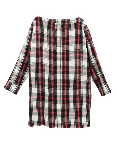 【CURRENTAGE/カレンテージ】Original flannel skirt 詳細画像 レッド 17