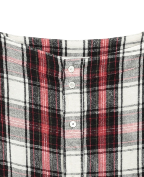 【CURRENTAGE/カレンテージ】Original flannel skirt 詳細画像 レッド 19