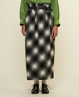 【CURRENTAGE/カレンテージ】Bonded long skirt