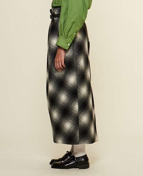 【CURRENTAGE/カレンテージ】Bonded long skirt 詳細画像 チェック 2