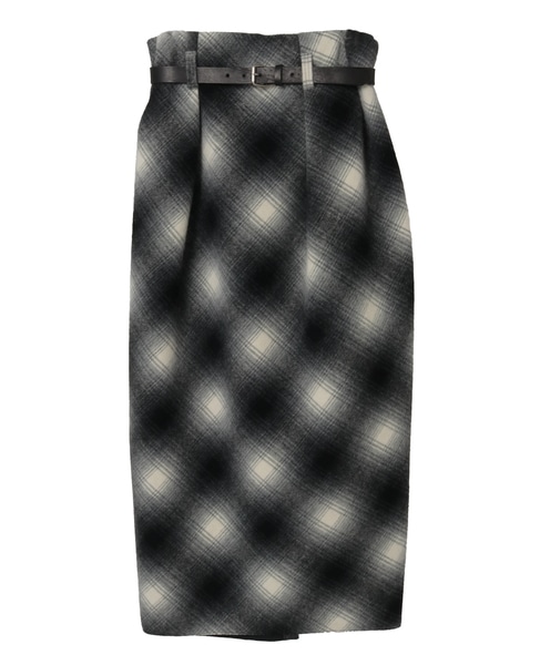 【CURRENTAGE/カレンテージ】Bonded long skirt 詳細画像 チェック 5