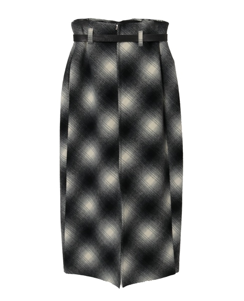 【CURRENTAGE/カレンテージ】Bonded long skirt 詳細画像 チェック 6