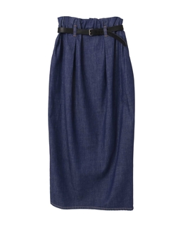【CURRENTAGE/カレンテージ】Belted long skirt