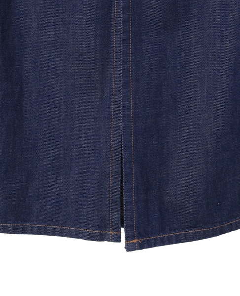 【CURRENTAGE/カレンテージ】Belted long skirt 詳細画像 インディゴブルー 7