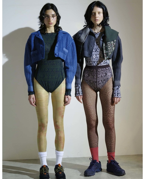 【CURRENTAGE/カレンテージ】Cable short knit 詳細画像 ブルー 3