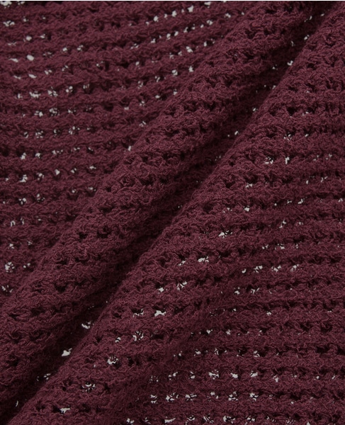 【CURRENTAGE/カレンテージ】Mesh knit 詳細画像 ブラウン 8