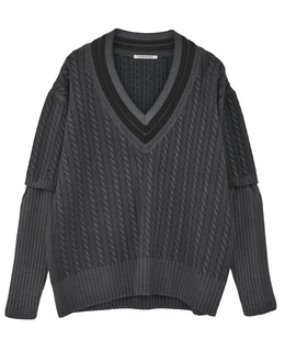 【CURRENTAGE/カレンテージ】Tilden knit