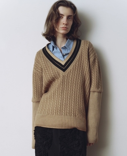 【CURRENTAGE/カレンテージ】Tilden knit