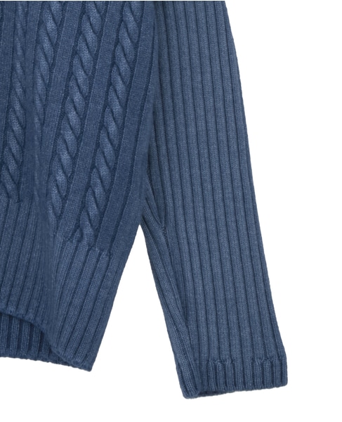 【CURRENTAGE/カレンテージ】Tilden knit 詳細画像 ブルー 4