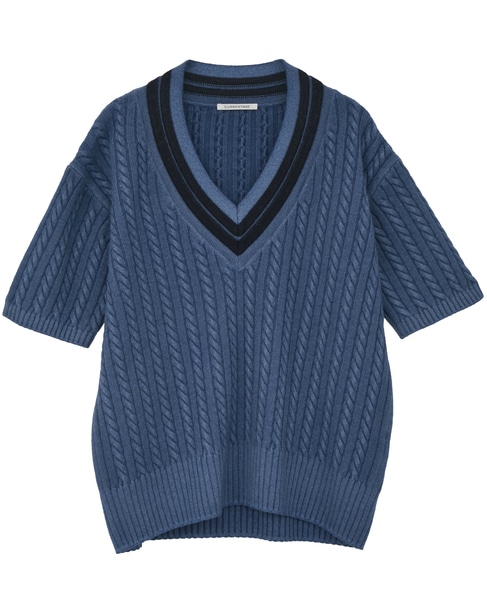 【CURRENTAGE/カレンテージ】Tilden knit 詳細画像 ブルー 7