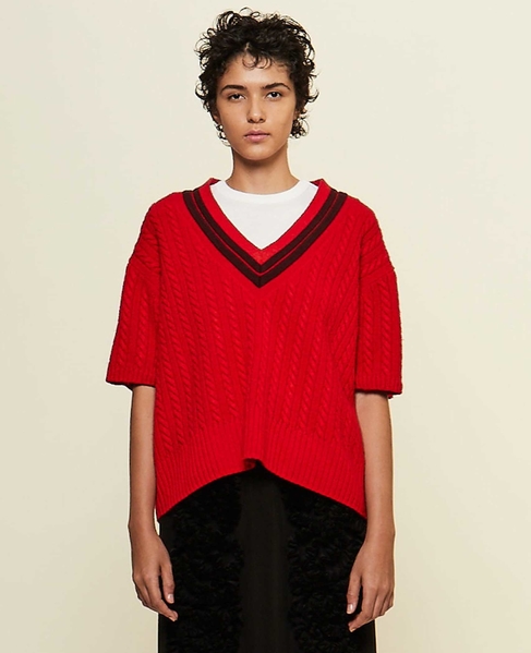 【CURRENTAGE/カレンテージ】Tilden knit 詳細画像 レッド 6