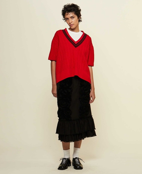 【CURRENTAGE/カレンテージ】Tilden knit 詳細画像 レッド 7