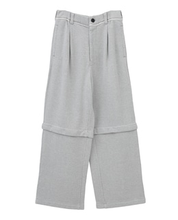 【CURRENTAGE/カレンテージ】Detachable  sweat pants
