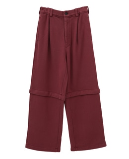 【CURRENTAGE/カレンテージ】Detachable  sweat pants