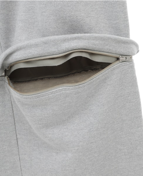 【CURRENTAGE/カレンテージ】Detachable  sweat pants 詳細画像 グレー 7