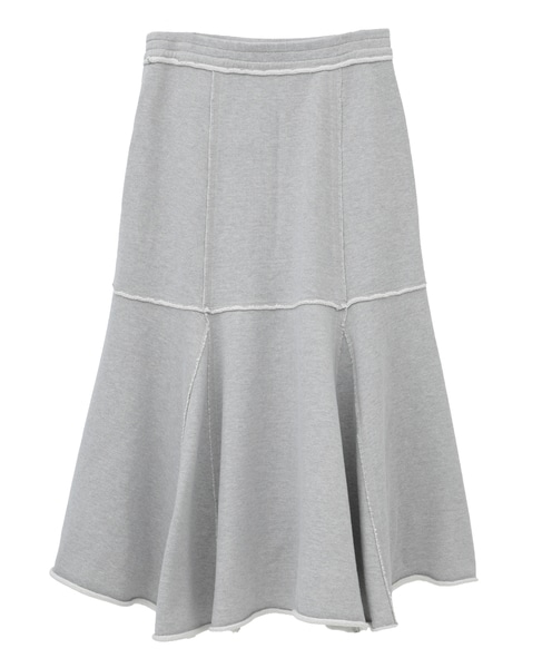 【CURRENTAGE/カレンテージ】Sweat skirt 詳細画像 グレー 6