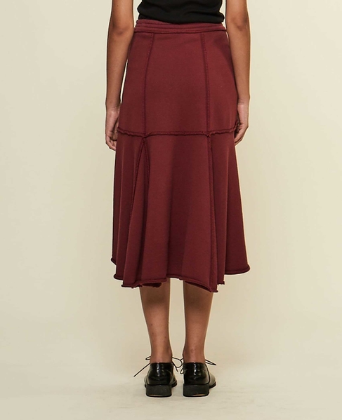 【CURRENTAGE/カレンテージ】Sweat skirt 詳細画像 ボルドー 4