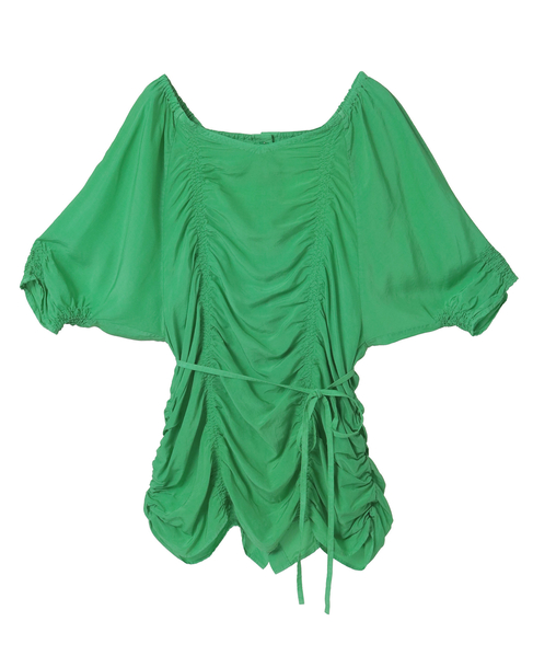 Piece Dyeing Cupra Blouse 詳細画像 グリーン 4