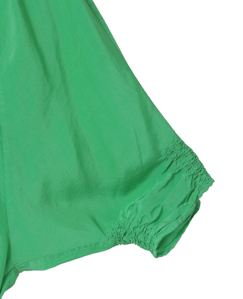 Piece Dyeing Cupra Blouse 詳細画像 グリーン 7