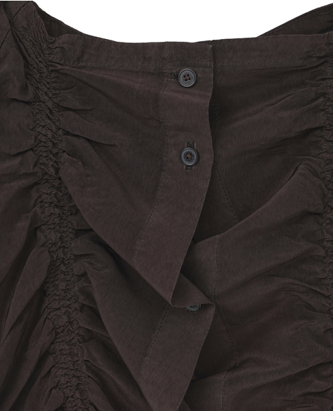 Piece Dyeing Cupra Blouse 詳細画像 ブラウン 6