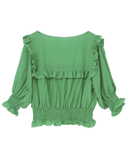 Piece Dyeing Cupra Blouse