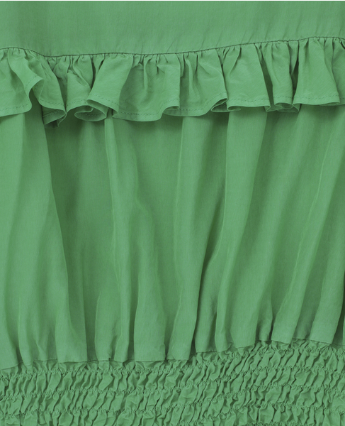 Piece Dyeing Cupra Blouse 詳細画像 グリーン 6