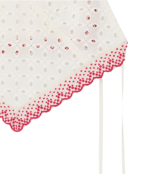 Embroidery Layared Blouse 詳細画像 ホワイト 5