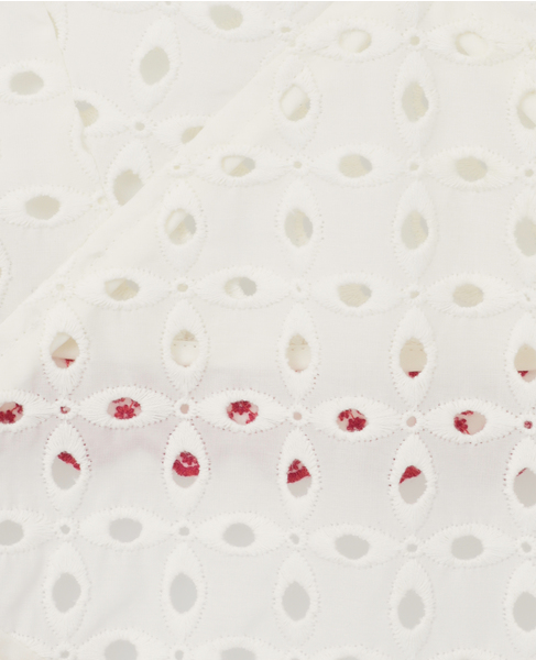 Embroidery Layared Blouse 詳細画像 ホワイト 6